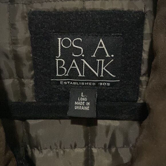 Jos. A. Bank 75% Wool 10% Nylon and 5% Cashmere Collection Jacket Size Large - Picture 13 of 16
